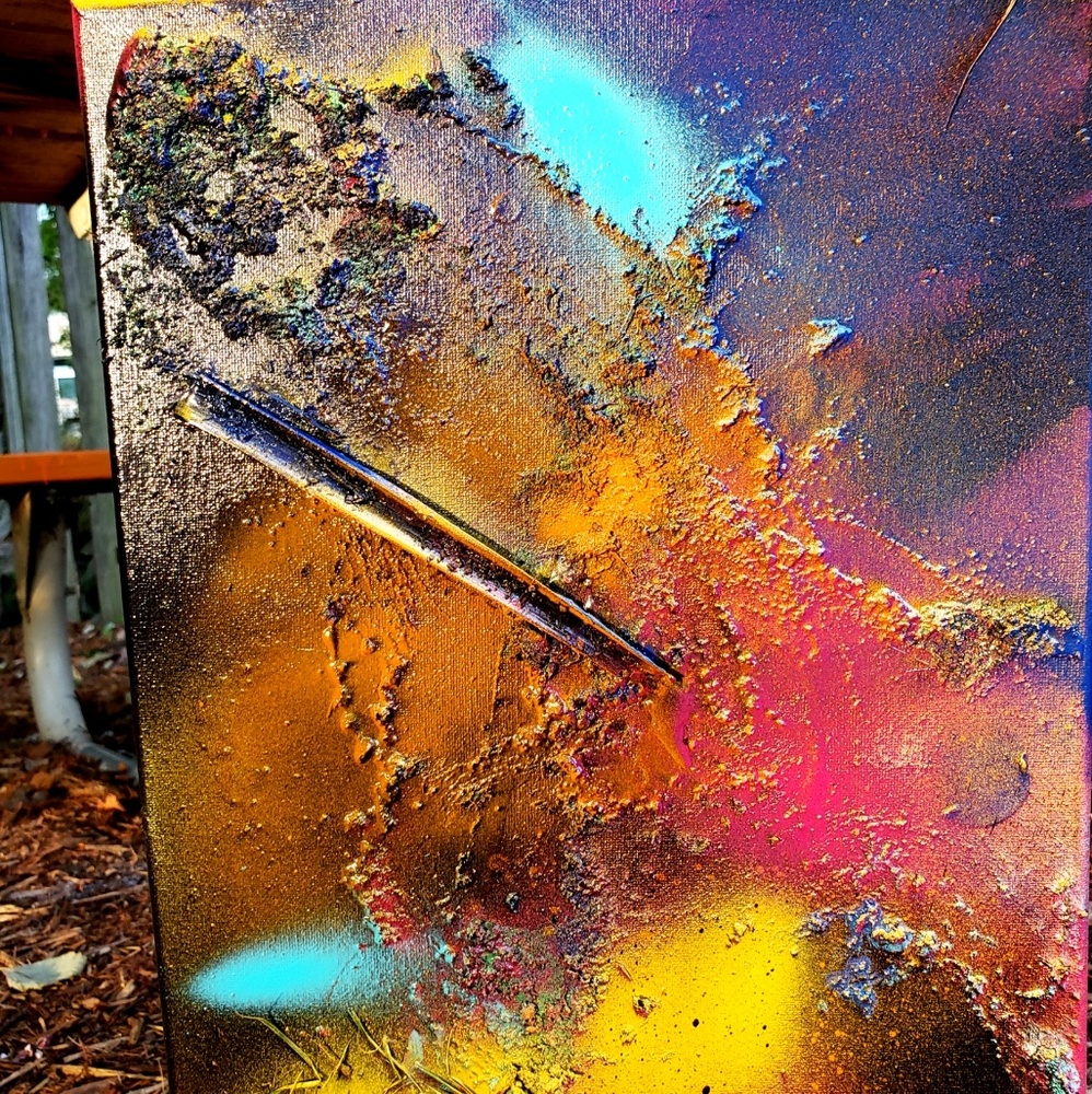 "High Flights" painting - Picture 2 of 3